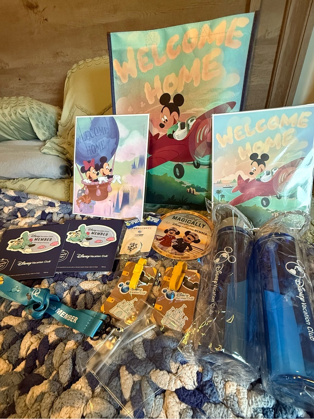 Disney Vacation Club Welcome Home Merch Bundle